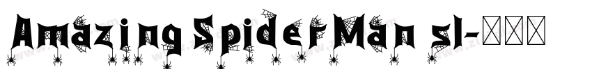 Amazing SpiderMan sl字体转换